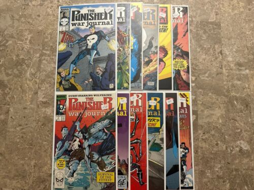 Punisher War Journal #1-12 Starter Set NM #1 (1989 Marvel) High Grade Newsstand