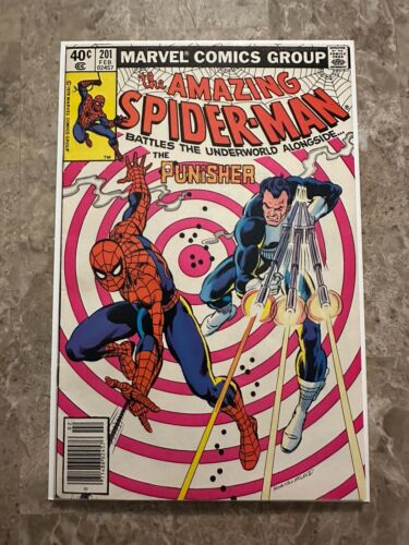 Amazing Spider-Man #201 VF+ 8.5 Newsstand  (1980 Marvel Comics)