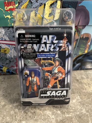 Star Wars The Saga Collection Luke Skywalker X-Wing Pilot (Hasbro) - New/Sealed