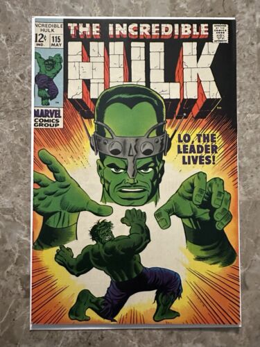 Incredible Hulk #115 VF- 7.5 (Marvel Comics 1969)