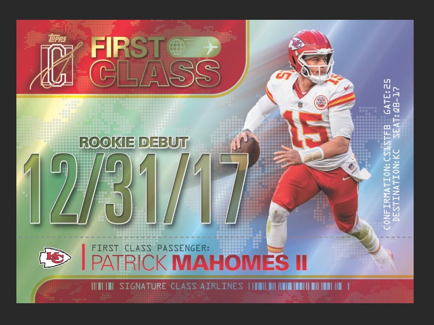 2025 Topps Signature Class Football Hobby Box