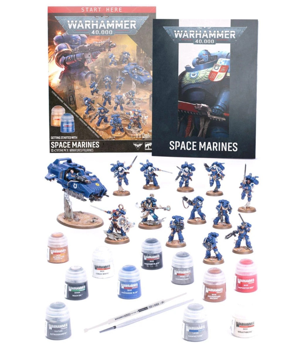 Warhammer 40,000 Getting Started with Space Marines Box Set