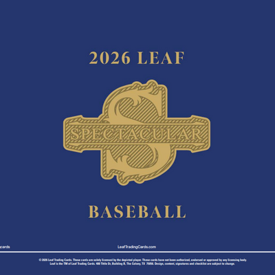 2026 Leaf Spectacular Baseball Hobby Box