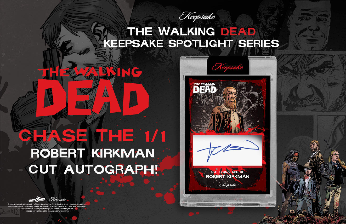 2026 Walking Dead Keepsake Spotlight Series Box - 1 Encased Card