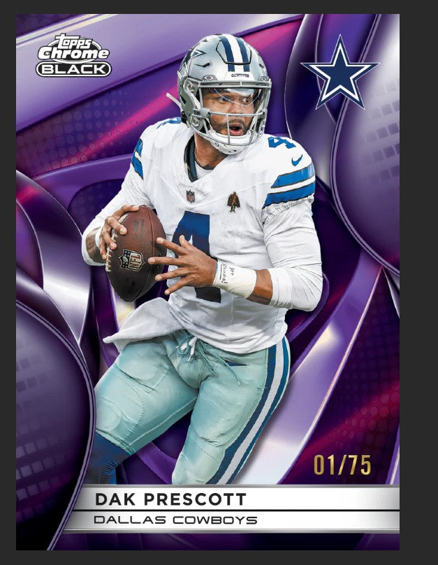 2025 Topps Chrome Black Football Hobby Box
