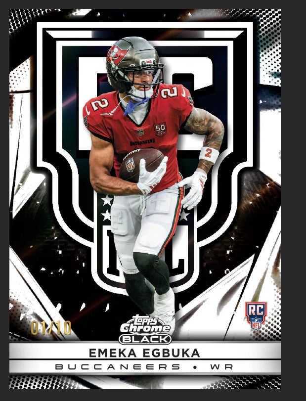 2025 Topps Chrome Black Football Hobby Box