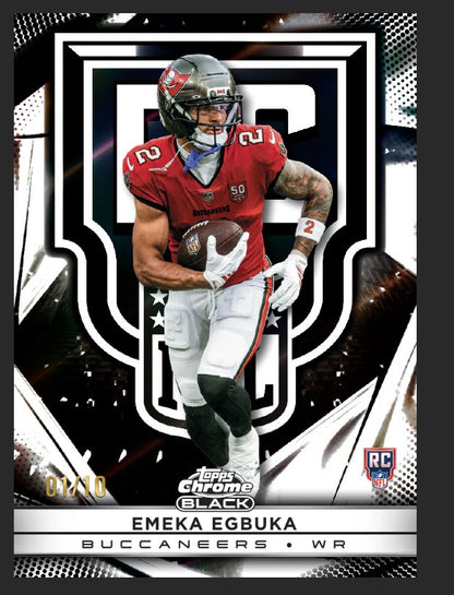 2025 Topps Chrome Black Football Hobby Box