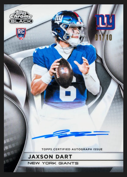2025 Topps Chrome Black Football Hobby Box