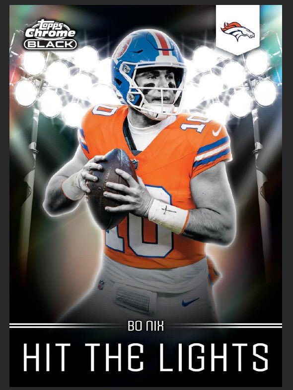 2025 Topps Chrome Black Football Hobby Box