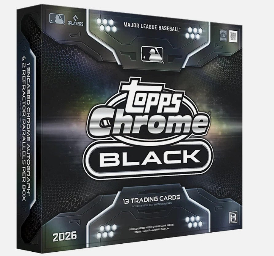 Topps Chrome Black Baseball Hobby Box (2026)
