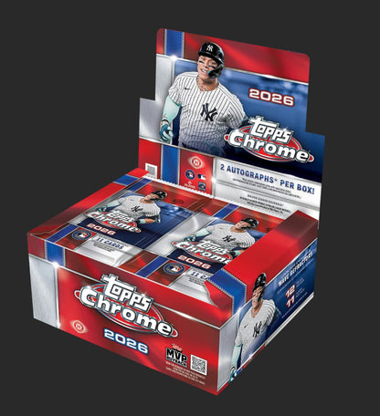 2026 Topps Chrome Baseball Jumbo Box