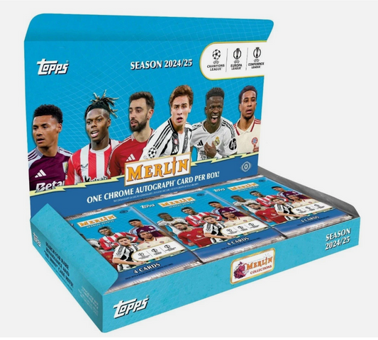 2024-25 Topps MERLIN UCC Hobby Box Presale (Ships 12/19/2025)