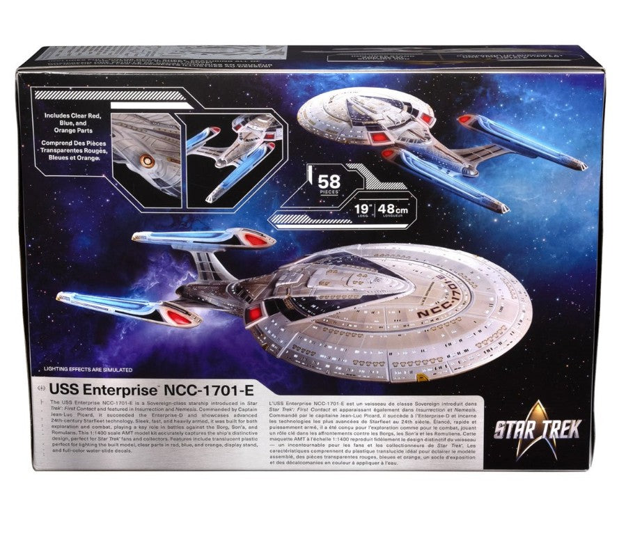 Star Trek U.S.S. Enterprise NCC-1701-E Translucent 1:140 Scale Model Kit