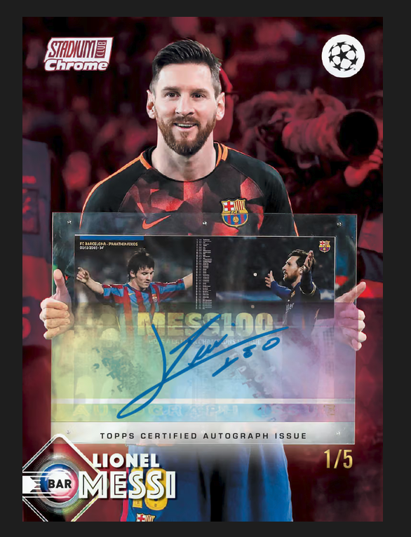 Topps Stadium Club Chrome UEFA Champions League 2025/26 Value Box