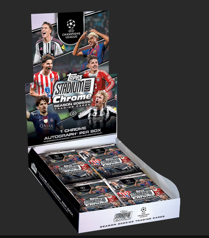 Topps Stadium Club Chrome UEFA Champions League 2025/26 Hobby Box