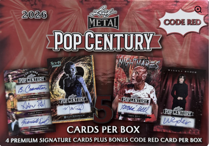 2026 Leaf Pop Century Code Red Hobby Box Presale (3/20/2026)