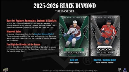 2025-26 Upper Deck Black Diamond Hockey Hobby Box - Sealed