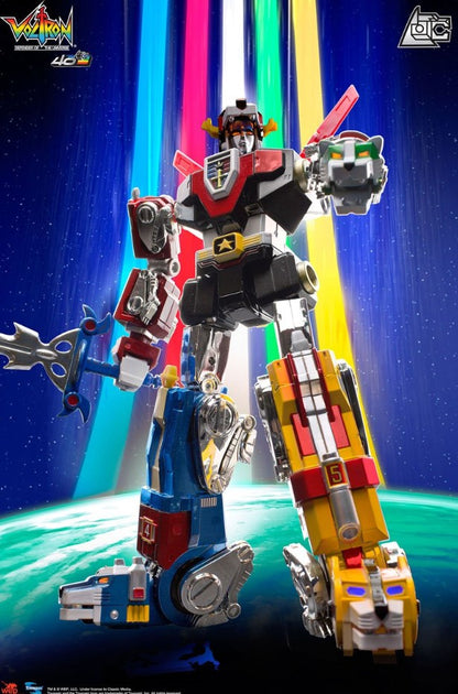 🦁 Voltron 40th Anniversary Gift Set with Light-Up Sound Base