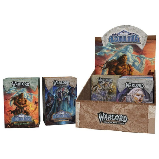 Warlord: Saga of the Storm: Into the Accordlands: Starter Deck Display
