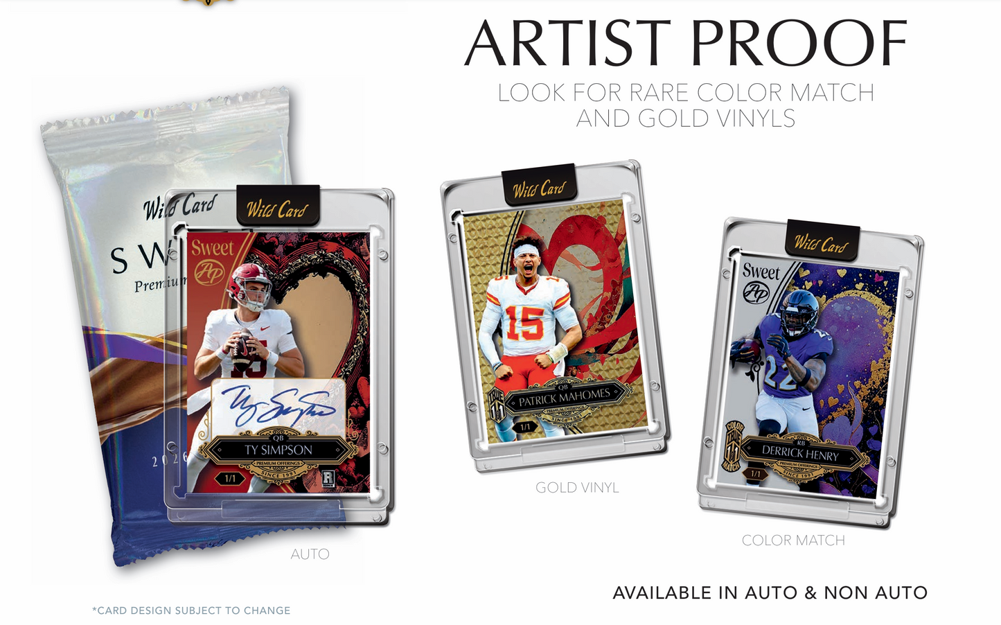 2026 Wild Card Sweet Football Box - Mahomes, Mendoza - In Hand