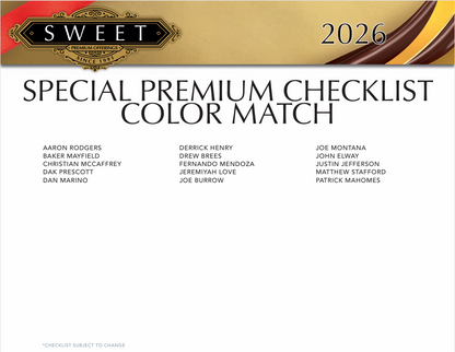 2026 Wild Card Sweet Football Box - Mahomes, Mendoza - In Hand