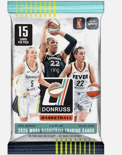2025 Panini Donruss Basketball WNBA Sealed Mega Box Pack (1 Pack - 15 Cards)