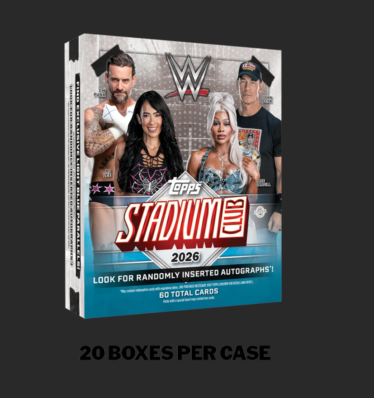 2026 Topps Stadium Club WWE Mega 20-Box Case