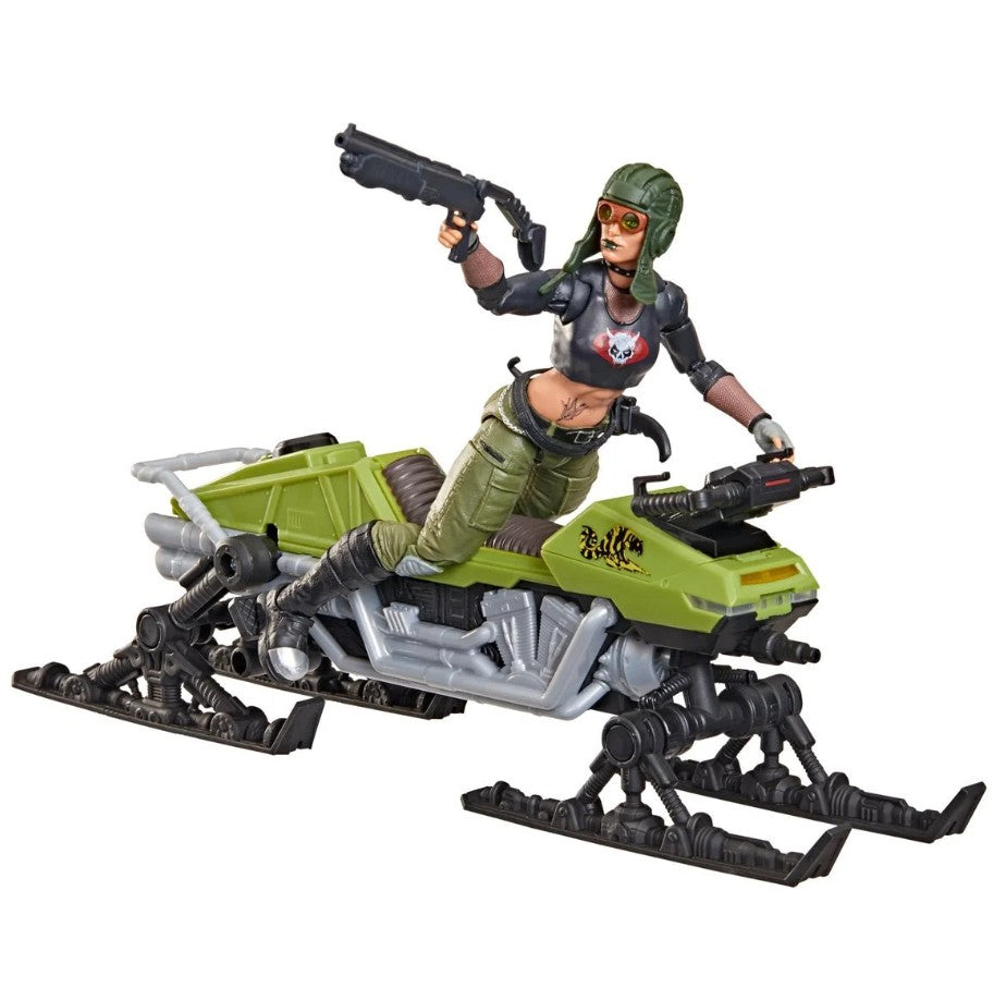 G.I. Joe Classified Series Zanya and Dreadnok Chameleon (Swamp Skier) Vehicle 6"