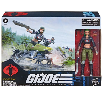 G.I. Joe Classified Series Zanya and Dreadnok Chameleon (Swamp Skier) Vehicle 6"