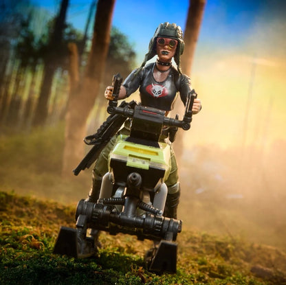 G.I. Joe Classified Series Zanya and Dreadnok Chameleon (Swamp Skier) Vehicle 6"