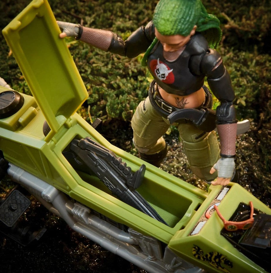 G.I. Joe Classified Series Zanya and Dreadnok Chameleon (Swamp Skier) Vehicle 6"