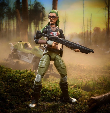 G.I. Joe Classified Series Zanya and Dreadnok Chameleon (Swamp Skier) Vehicle 6"