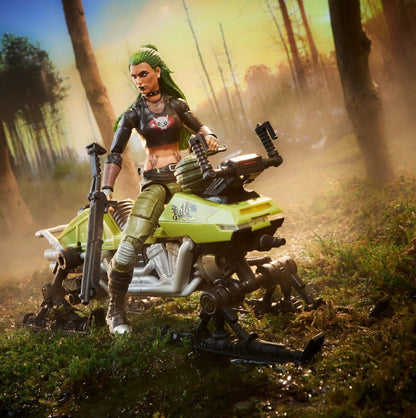 G.I. Joe Classified Series Zanya and Dreadnok Chameleon (Swamp Skier) Vehicle 6"