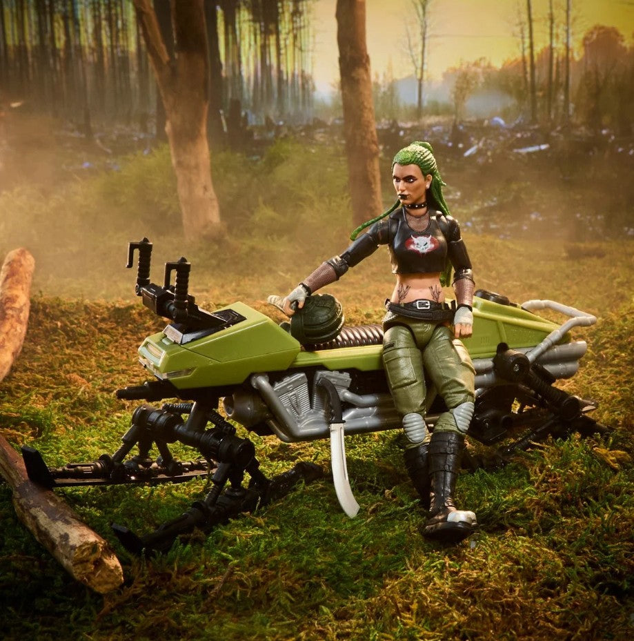 G.I. Joe Classified Series Zanya and Dreadnok Chameleon (Swamp Skier) Vehicle 6"