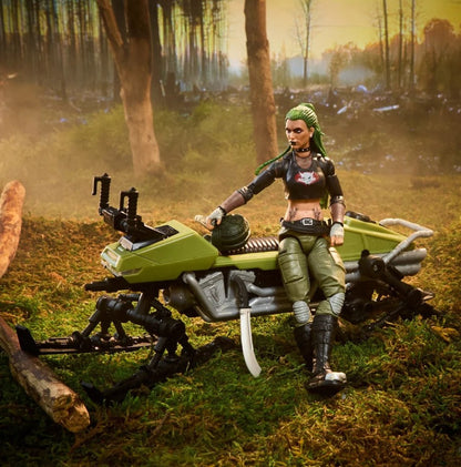 G.I. Joe Classified Series Zanya and Dreadnok Chameleon (Swamp Skier) Vehicle 6"
